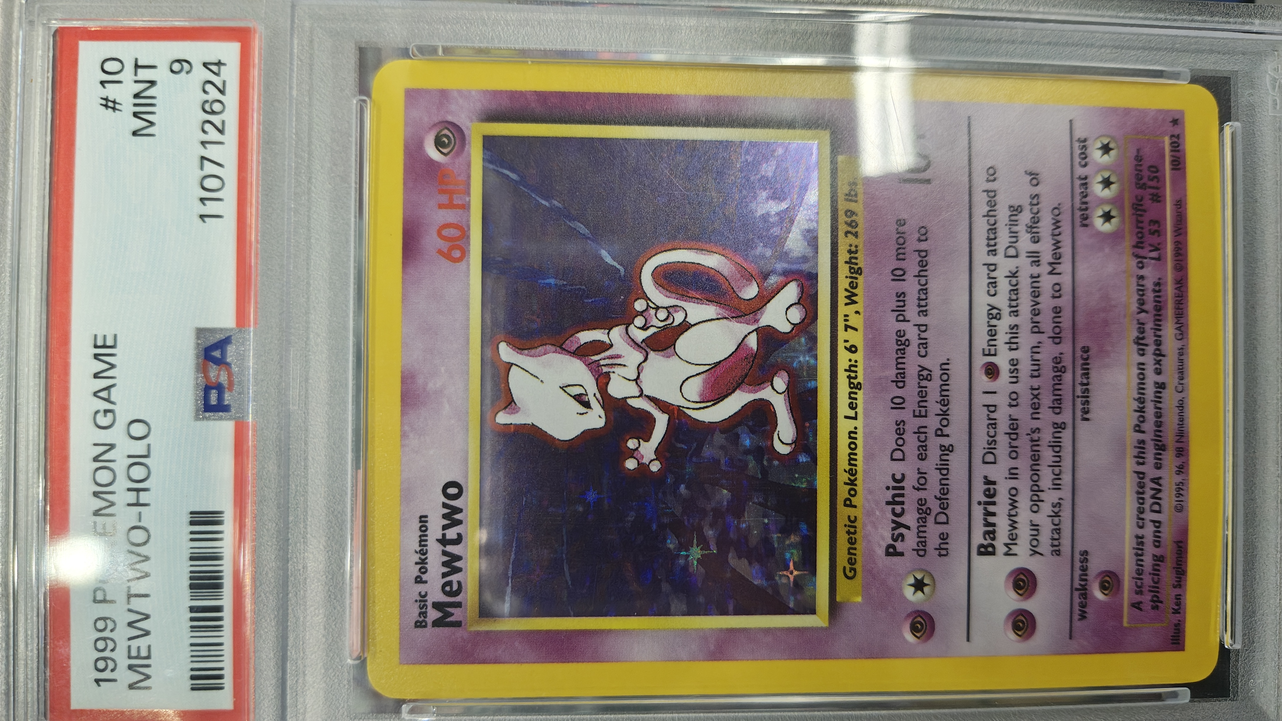 PSA9】旧裏 ミュウツー holo 1996 PSA MINT mewtwo 1996 Mewtwo | eBay